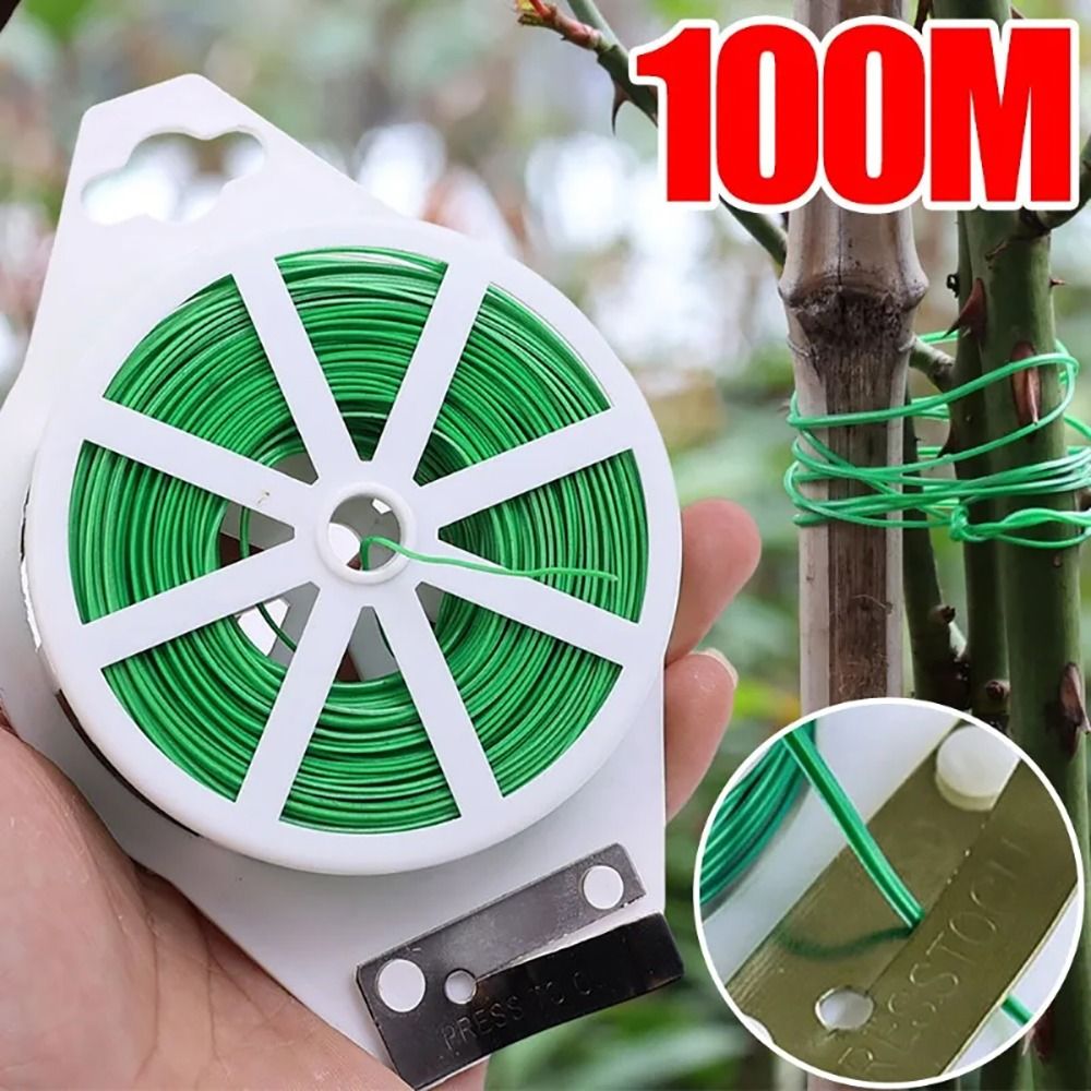 Garden Wire Twist Tie - 1 Buah Ikatan Kabel Kawat Besi