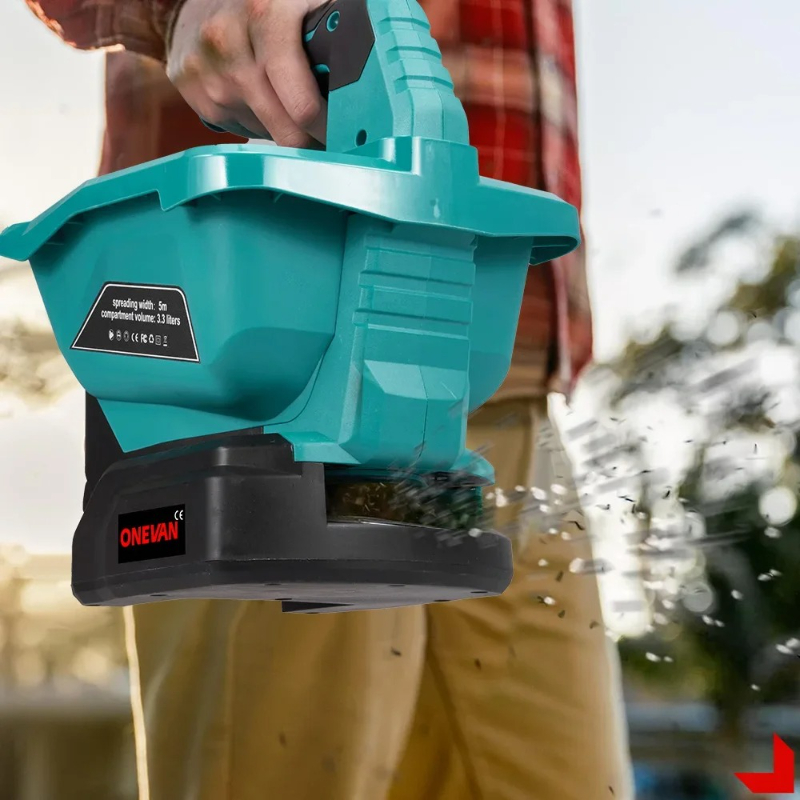 Gardening Tools Electric - Penyebar Pupuk Otomatis 6 Gigi Penyebar