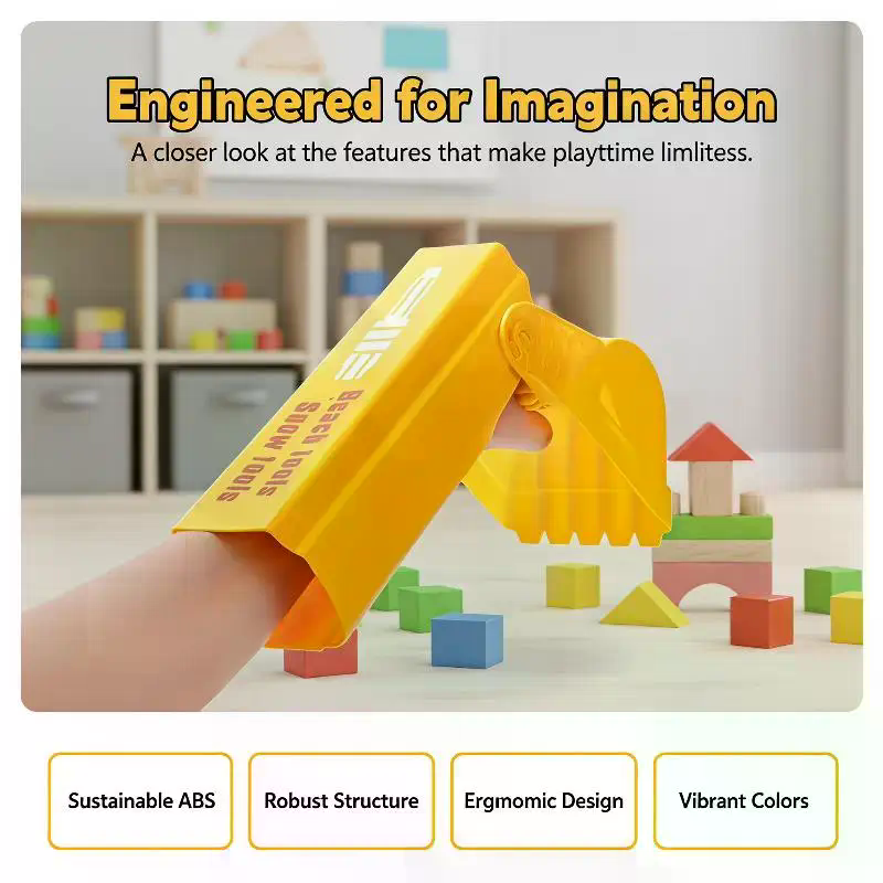 Gardening Tools For Kids - Sekop Salju Pro Sand Warna Oranye