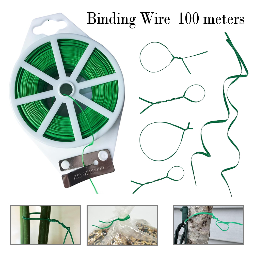 Garden Wire Twist Tie - 1-3 pcs Kawat Pengikat Tanaman 100M,