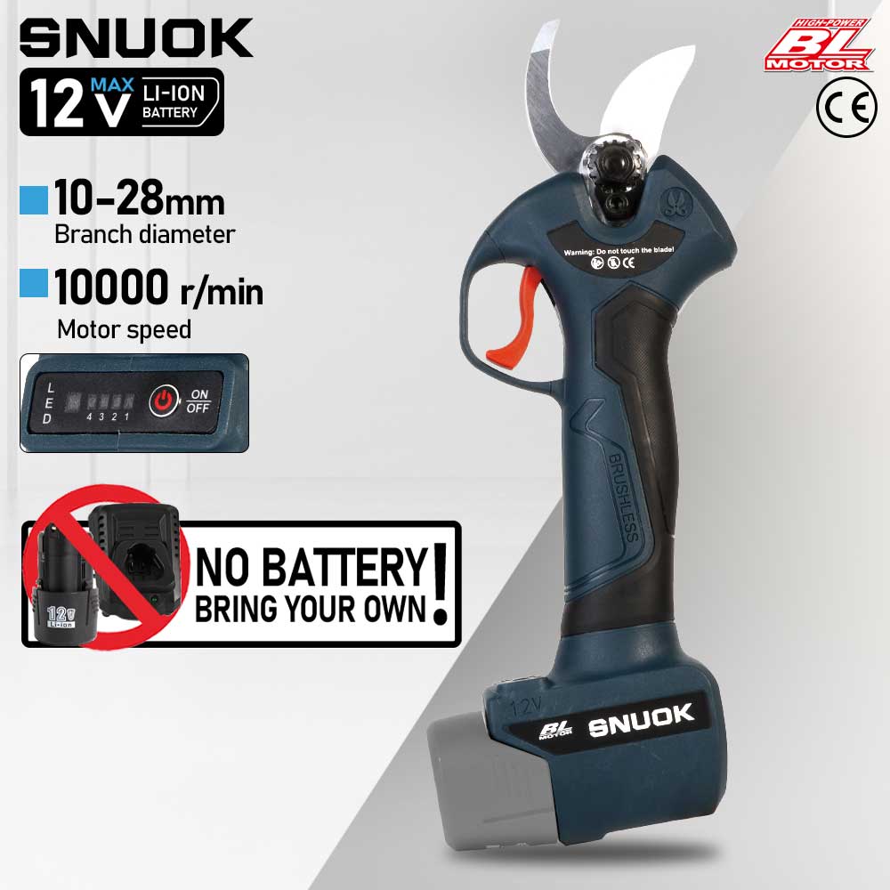 Gardening Tool Diy - SNUOK 12V Gunting Pemangkas Listrik Tanpa