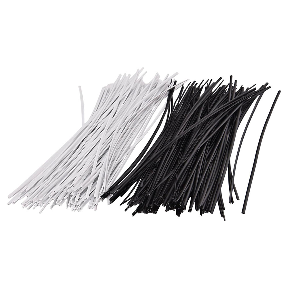 Garden Wire Twist Tie - 100 Buah Kabel Berkebun Hitam Putih