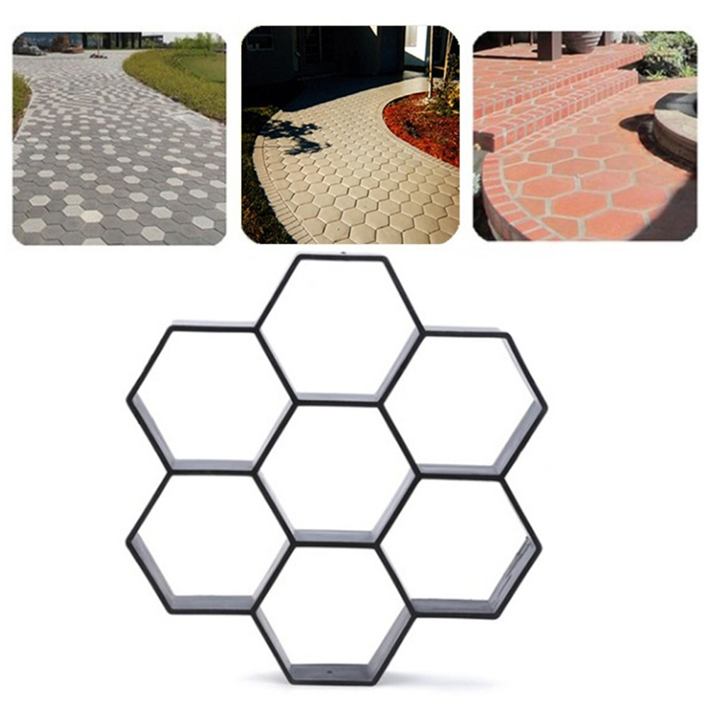 Cetakan Semen DIY 7 Grid Garde - Gardening Tool Diy ulasan dan harga