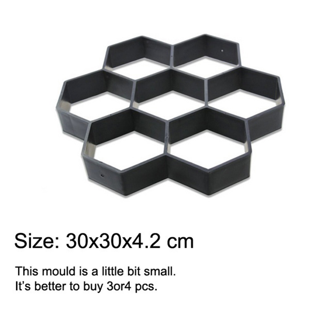 Cetakan Semen DIY 7 Grid Garde - Gardening Tool Diy ulasan dan harga