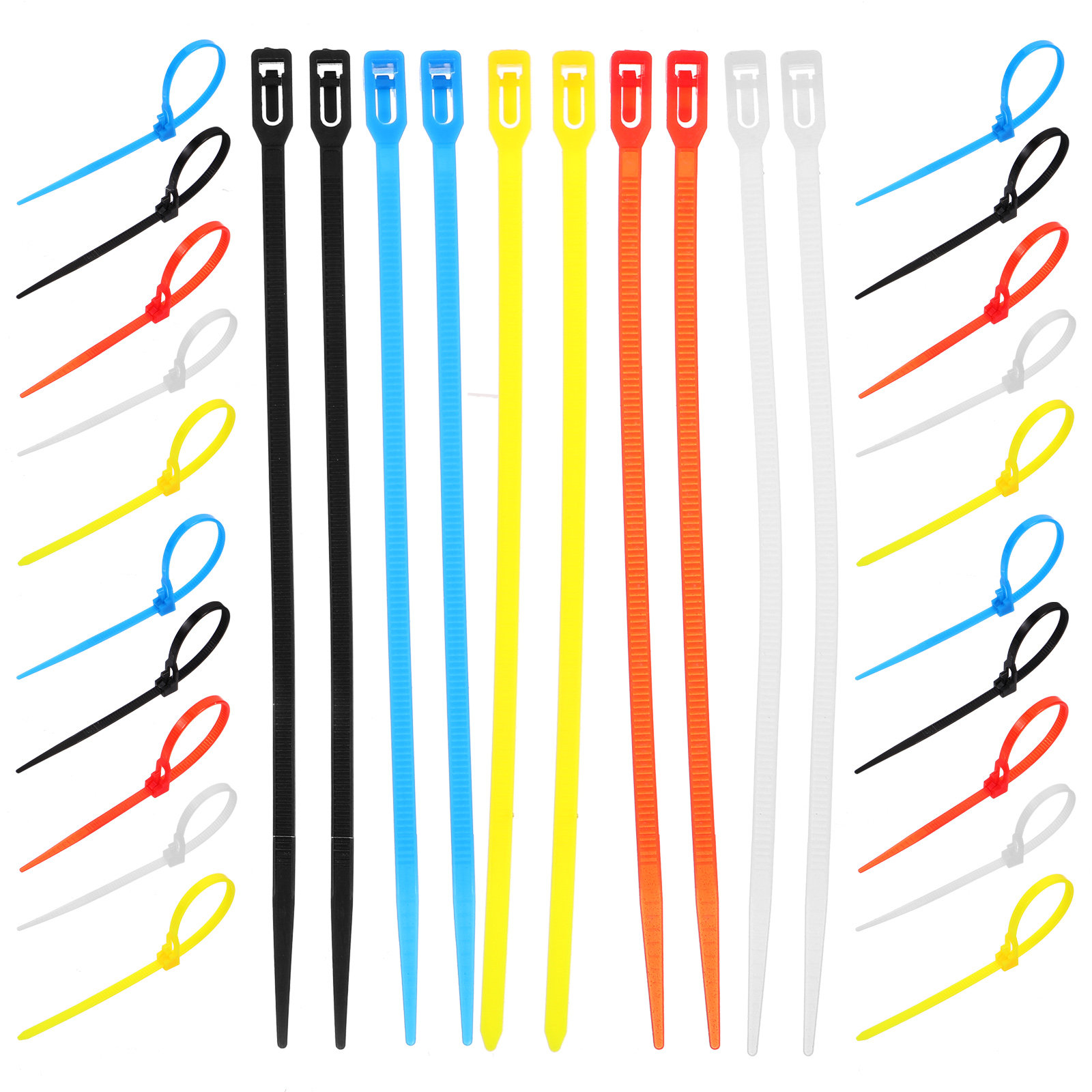 500Pcs Pengikat Kabel Nilon Se - Garden Wire Twist Tie ulasan dan harga