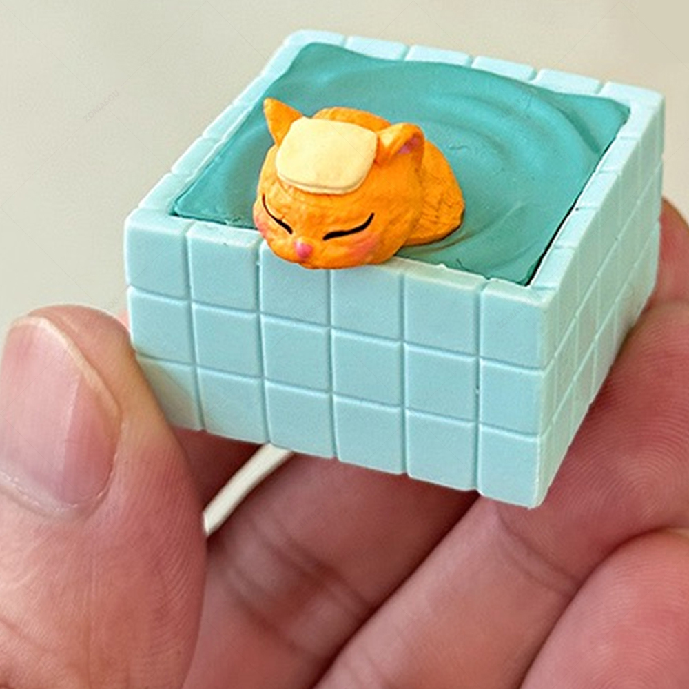 Miniatur patung kucing Mini, p - Gardening Tools For 10 Year Olds ulasan dan harga