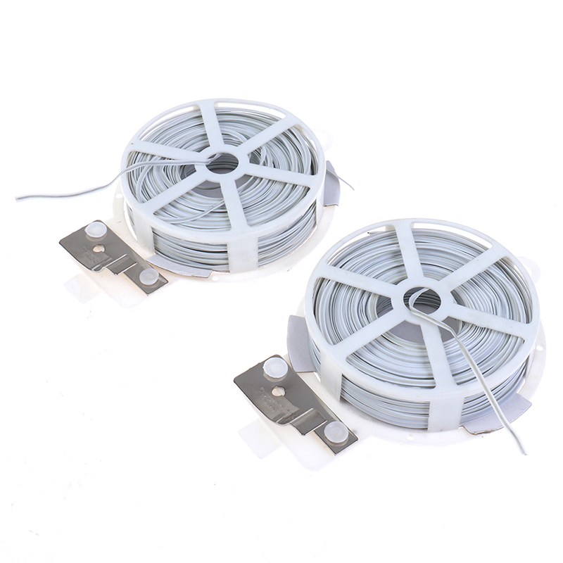1Pc (50m) putih multi-fungsi k - Garden Wire Twist Tie ulasan dan harga