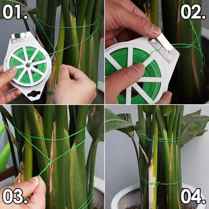 Ikatan Putar Taman Ikatan Kabe - Garden Wire Twist Tie ulasan dan harga