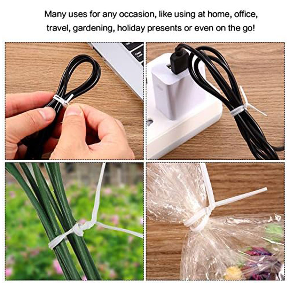 100 Buah Kabel Berkebun Hitam  - Garden Wire Twist Tie ulasan dan harga